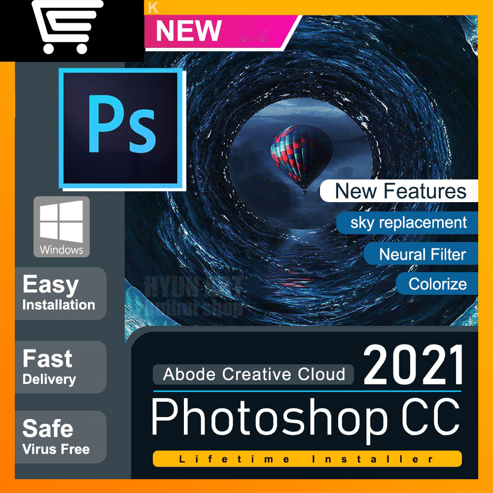 Adobe Photoshop CC 2021 Lifetime [Latest Update] | No Watermark | Full Version |– [ Windows /Mac ] 100%Work
