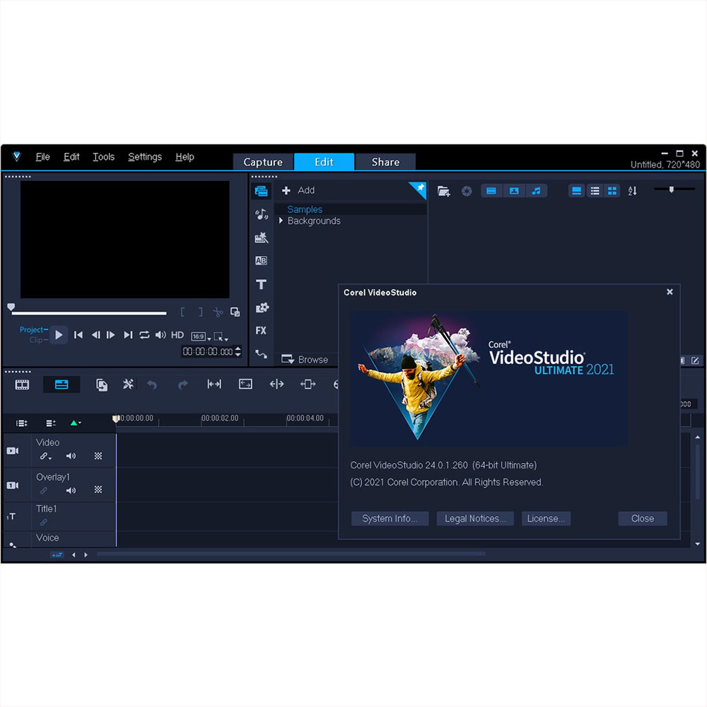 Corel VideoStudio Video Studio Ultimate 2021  V24  Lifetime  Full Version No Watermark [Windows] 100%Work