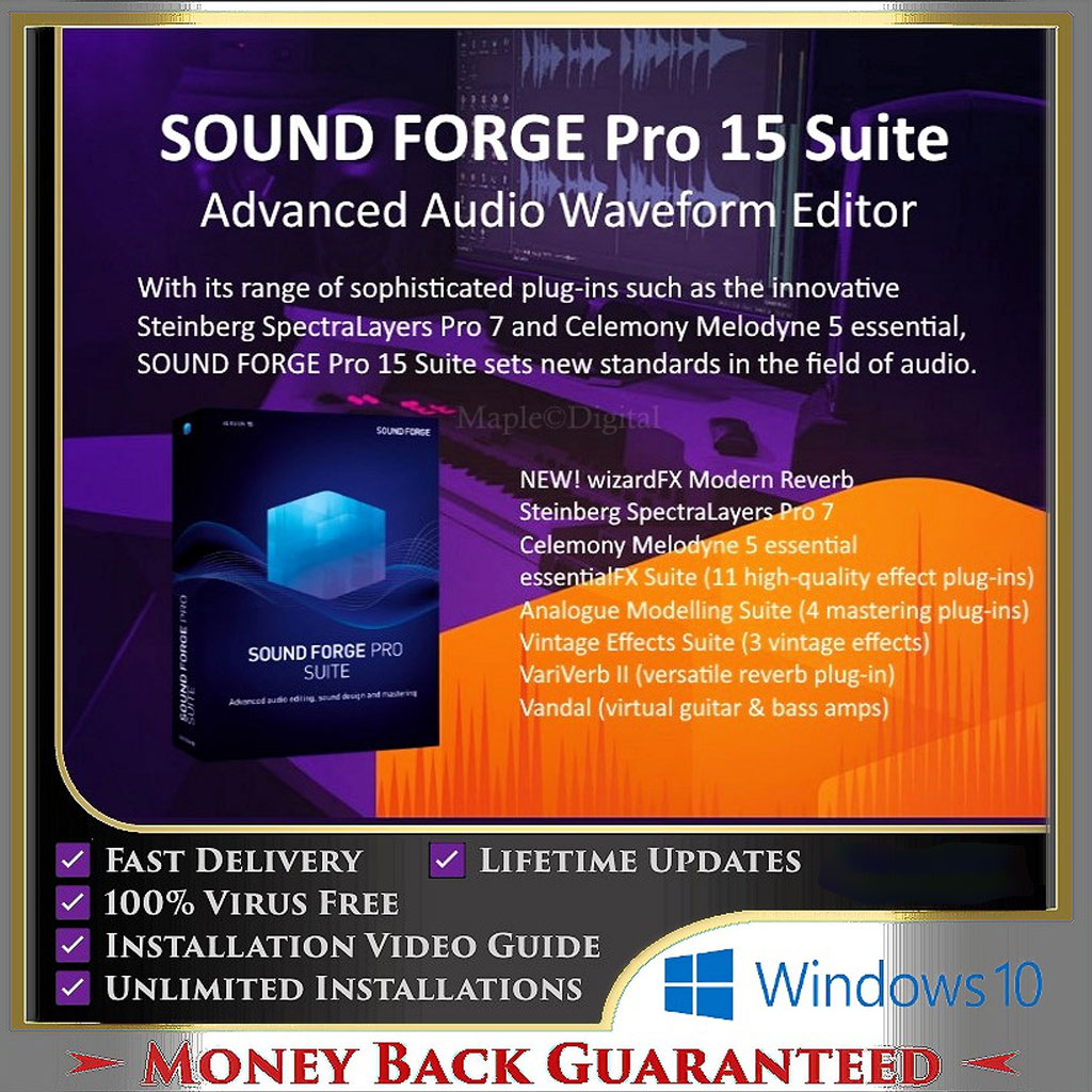 how to use sound forge pro 10