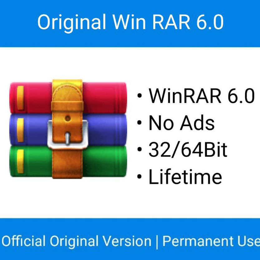 WinRar 2021🔥 PRO 6.02 HOT Genuine Lifetime License Windows | Rar & Zip | Full Version |100%work | No Virus