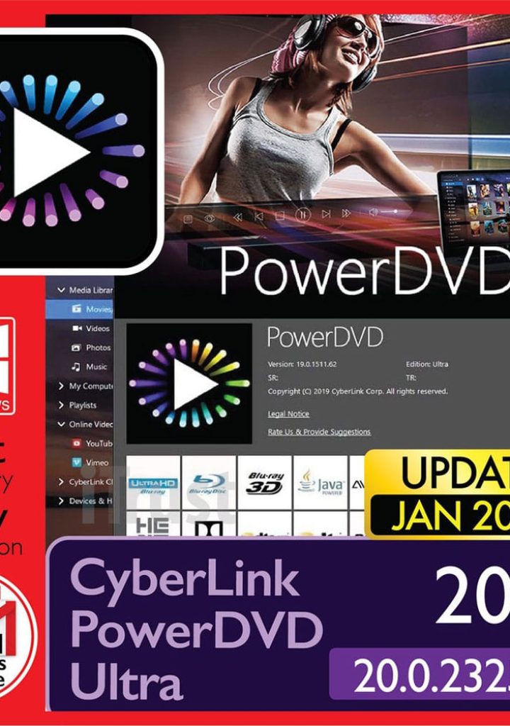 Cyberlink-PowerDVD-Ultra-20Full-VersionLifetime-Activated-Fast-Delivery