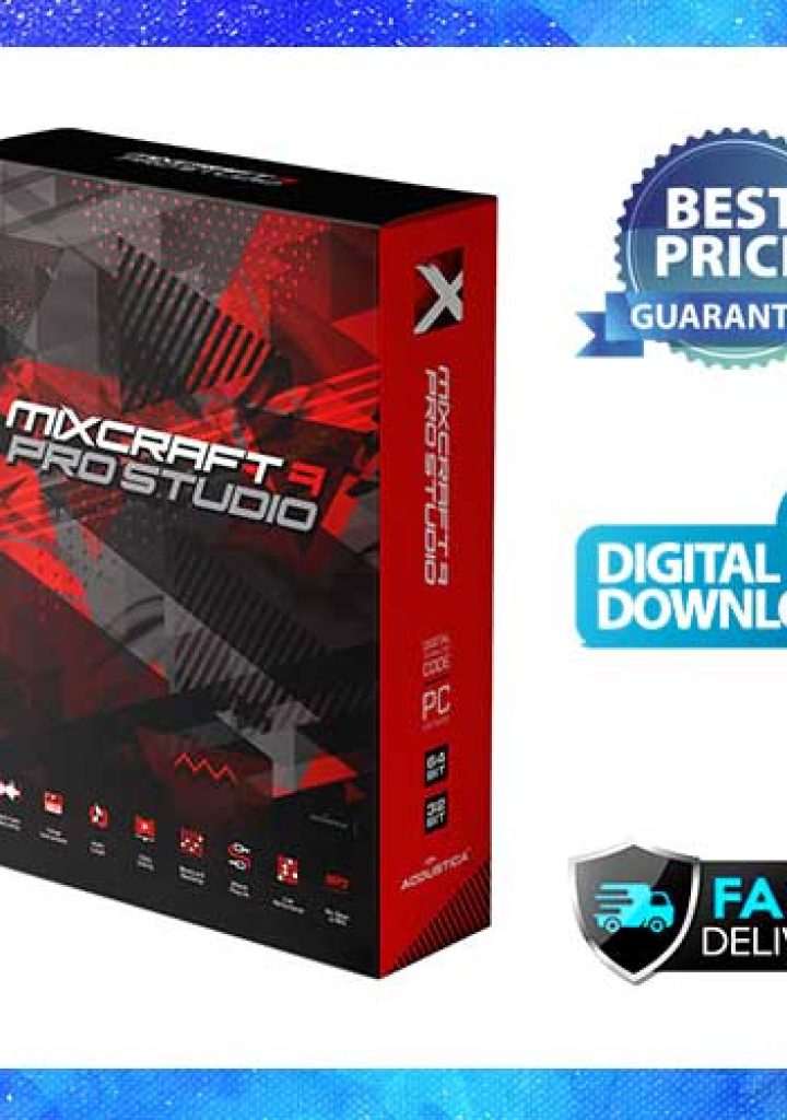 MIXCRAFT-9-PRO-STUDIO---AUDIO-MUSIC-SOFTWARE-Lifetime-Licence-Key